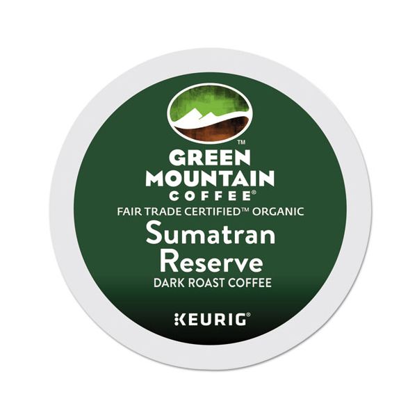 GMT9373 Green Mountain Coffee Roasters Fair Trade Organic Sumatran Reserve Coffee K-Cups