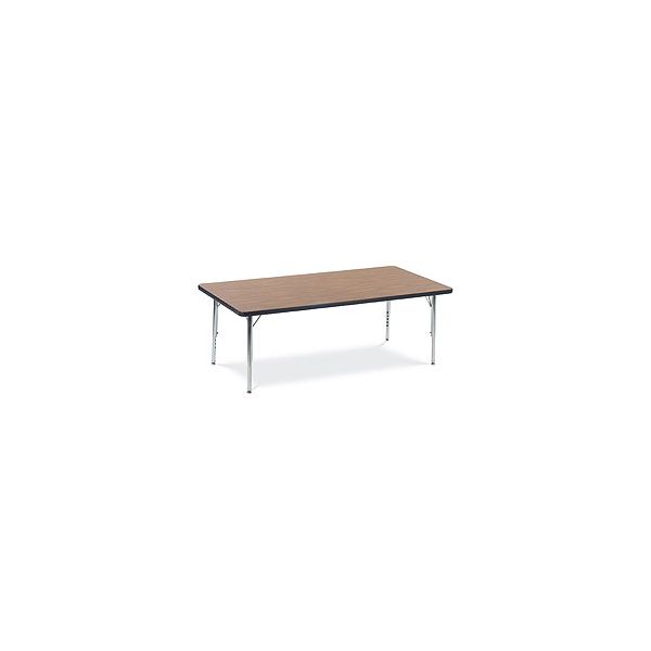 VIR4L306009170 Virco Primary Collection Rectangular Activity Table, 30w x 60d x 25h, Gray Nebula