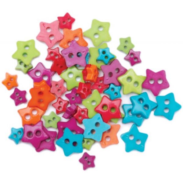 NOTM423896 Favorite Findings Mini Shaped Buttons 49/Pkg