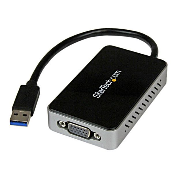 SYNX3528859 StarTech.com USB 3.0 to VGA External Video Card Multi Monitor Adapter with 1-Port USB Hub - 1920x1200