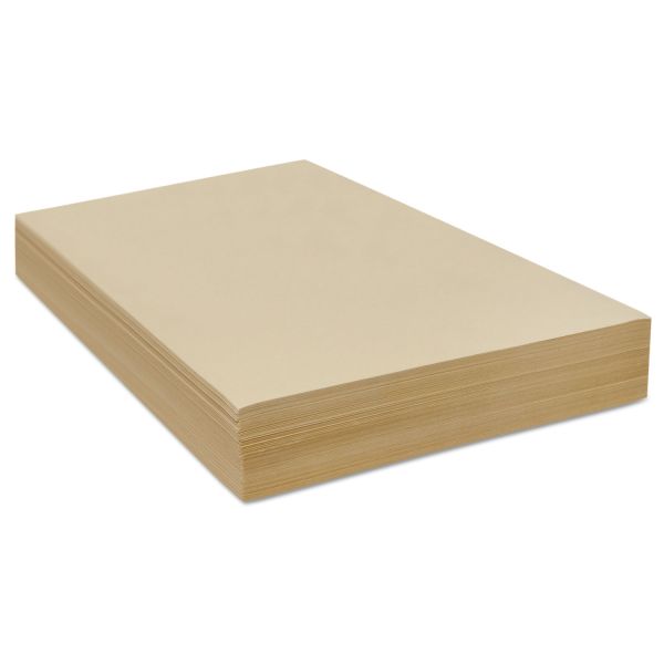 PAC4118 Pacon Cream Manila Drawing Paper, 50 lbs., 18 x 24, 500 Sheets/Pack