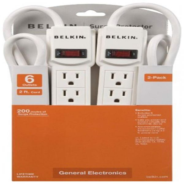SYNX3362766 Belkin F5C048-2 6-Outlets Surge Suppressor