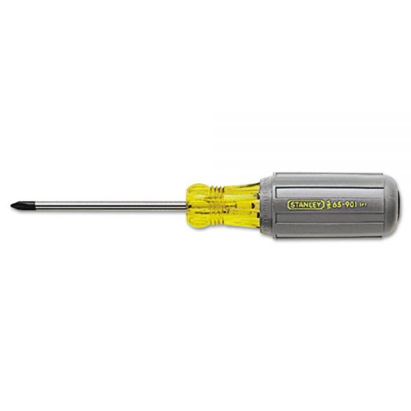 BOS65902 Stanley Tools Vinyl-Grip Phillips Tip Screwdriver, #2, 4" Long