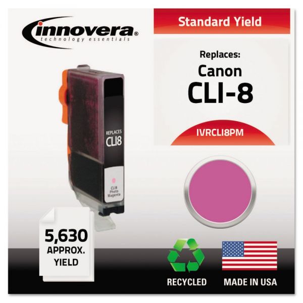 IVRCLI8PM Innovera Remanufactured 0625B002 (CLI-8) Ink, Photo Magenta