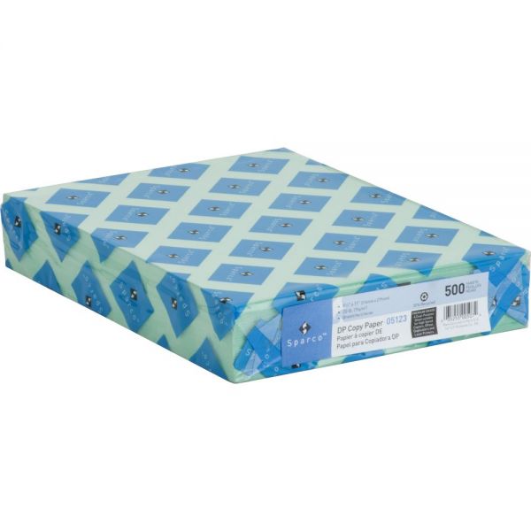 SPR05123 Sparco Premium-Grade Colored Paper, 20 lb., 8.5" x 11", Green, 500 Sheets