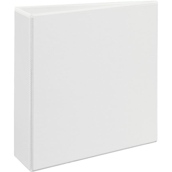 AVE79193 Avery Heavy-Duty 3-Ring View Binder w/Locking 1-Touch EZD Rings, 3" Capacity, White