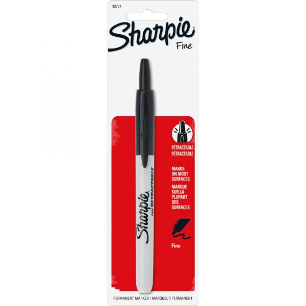 SAN32721PP Sharpie Retractable Fine Point Permanent Marker