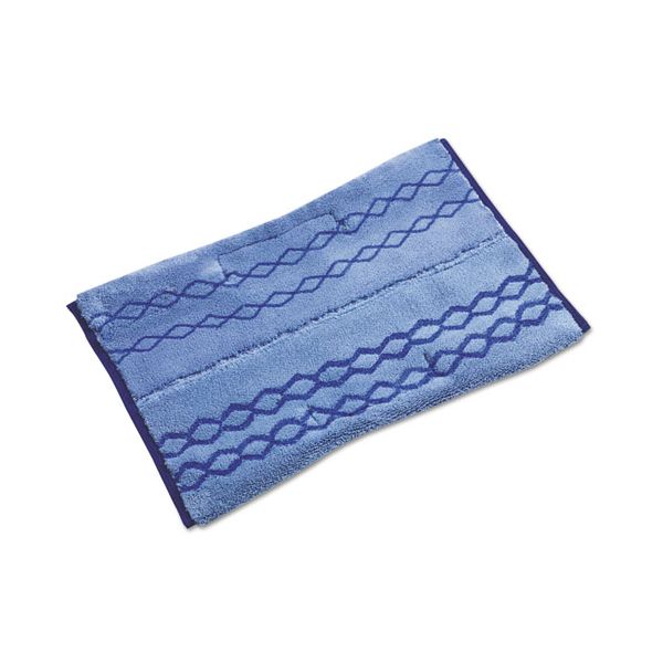 RCP1791791 Rubbermaid Commercial HYGEN HYGEN Wet/Scrub Microfiber Plus Pad, 17 1/2w x 20d, Blue, 6/Carton