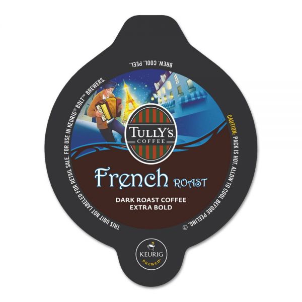 GMT11007 Tully's Coffee French Roast Bolt Pods