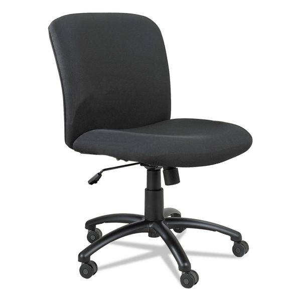 SAF3491BL Safco Uber Series Big & Tall Swivel/Tilt Mid Back Chair, Black