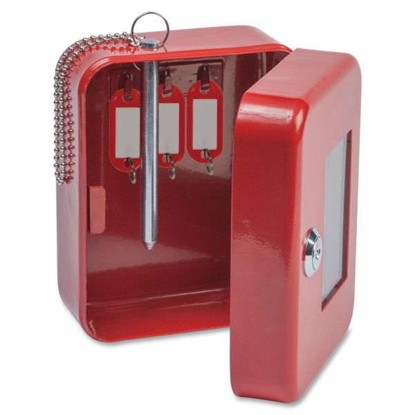 FIREK0506 FireKing Hercules Emergency Safe, Steel, 0.05 ft3, 4-3/4w x 6d x 3h, Red