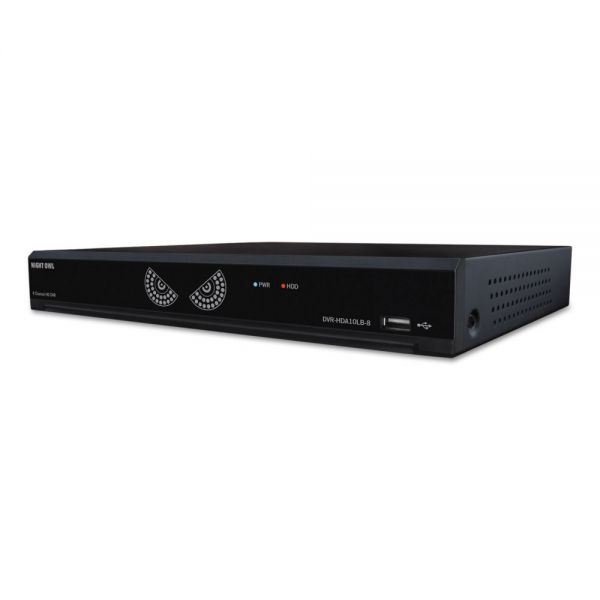 NGTHDA10LDVR81T Night Owl Eight-Channel Lite HD Analog Video Security System with HDD, 1080p Resolution