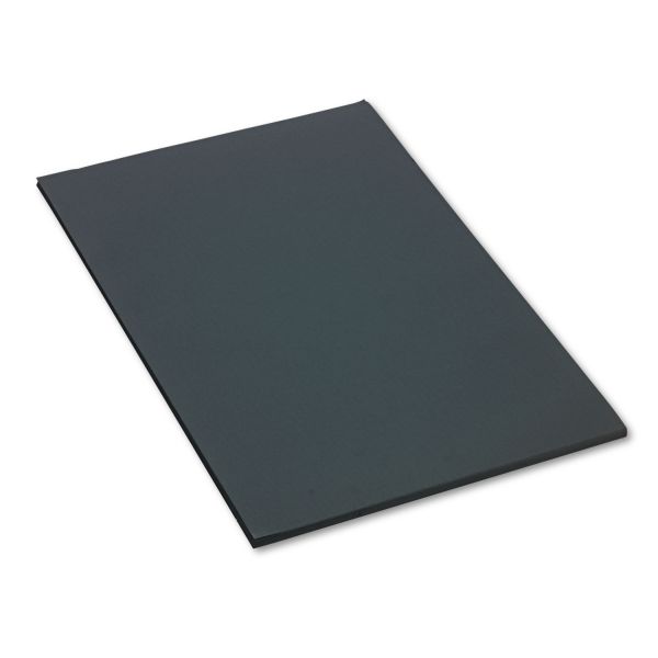 PAC6323 SunWorks Construction Paper, 58 lbs., 24 x 36, Black, 50 Sheets/Pack