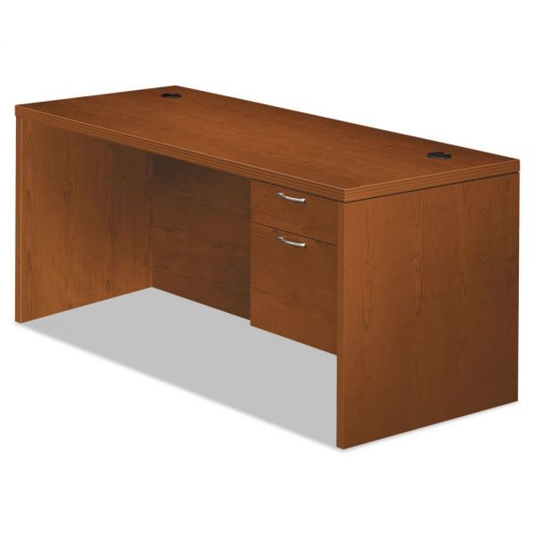 HON11585RACHH HON Valido 11500 Series Right Pedestal Desk, 72w x 36d x 29 1/2h, Bourbon Cherry