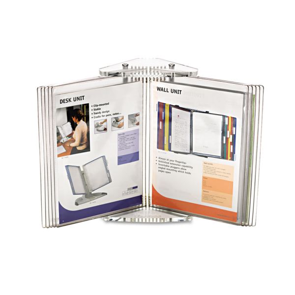 TFICD271 Tarifold, Inc. Crystal Desk Reference System, 10 Pockets