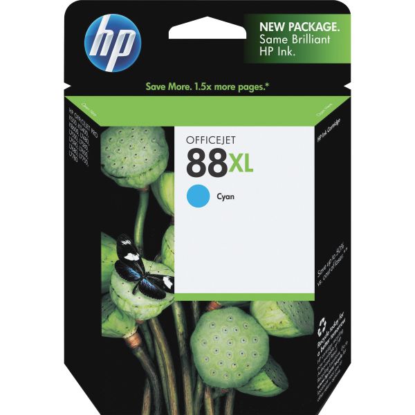HEWC9391AN HP 88XL, (C9391AN) High Yield Cyan Original Ink Cartridge