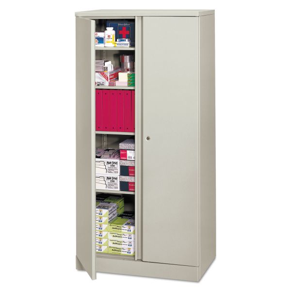 BSXC187236Q HON Easy-to-Assemble Storage Cabinet, 36w x 18d x 72h, Light Gray