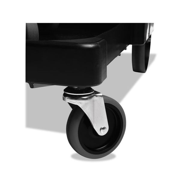 RCP1878367 Rubbermaid Commercial Executive Quiet Caster and Ball Bearing Wheel Kit, Black, 8" Wheels, 4" Casters