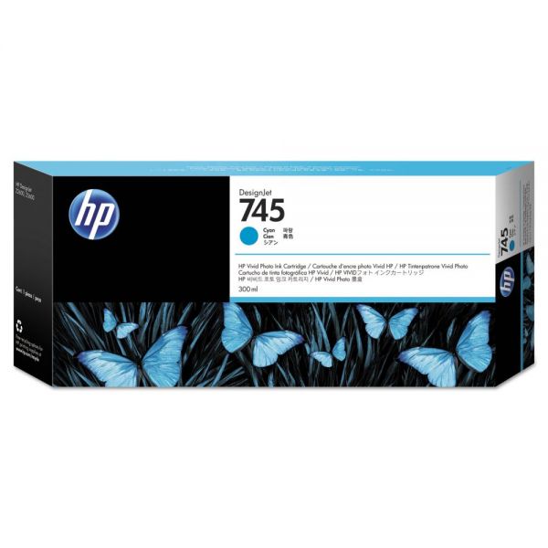 HEWF9K03A HP 745 (F9K03A) Cyan Original Ink Cartridge