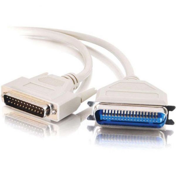 SYNX1814285 C2G 6ft DB25 Male to Centronics 36 Male Parallel Printer Cable