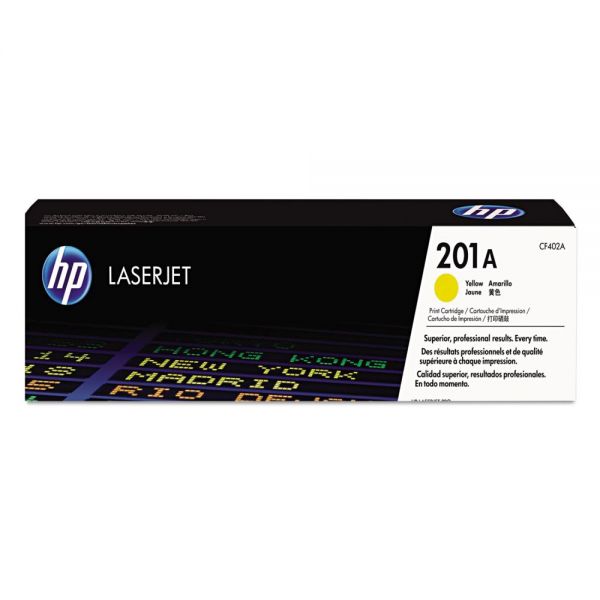 HEWCF402A HP 201A, (CF402A) Yellow Original LaserJet Toner Cartridge