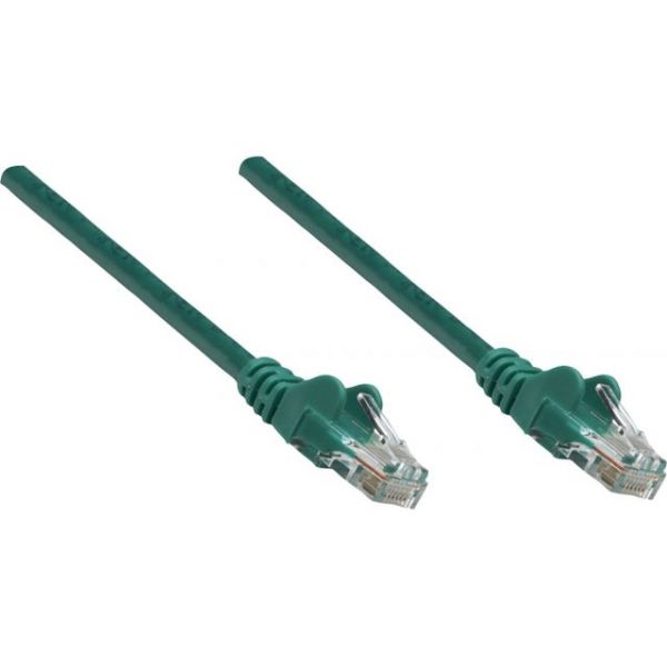 SYNX3658787 Intellinet Patch Cable, Cat5e, UTP, 10', Green