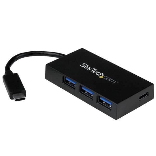 SYNX4284032 StarTech.com 4 Port USB 3.0 Hub - USB-C to 1x USB-C and 3x USB-A - Portable USB C Hub - USB Type C Hub - USB Type-C Hub for Chromebook Pixel and MacBook