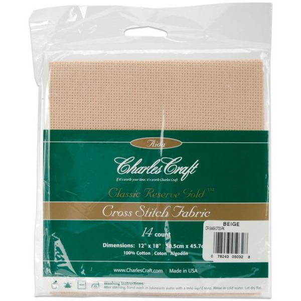 NOTM050023 Gold Standard Aida 14 Count 12"X18"