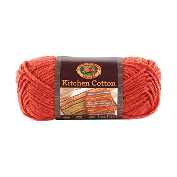 NOTM060726 Lion Brand Kitchen Cotton Yarn - Cayenne