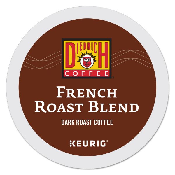 GMT6745 Diedrich Coffee French Roast Coffee K-Cups, Dark Roast, 24/Box