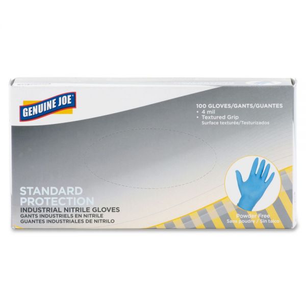 GJO15355CT Genuine Joe Standard Industrial Nitrile Gloves