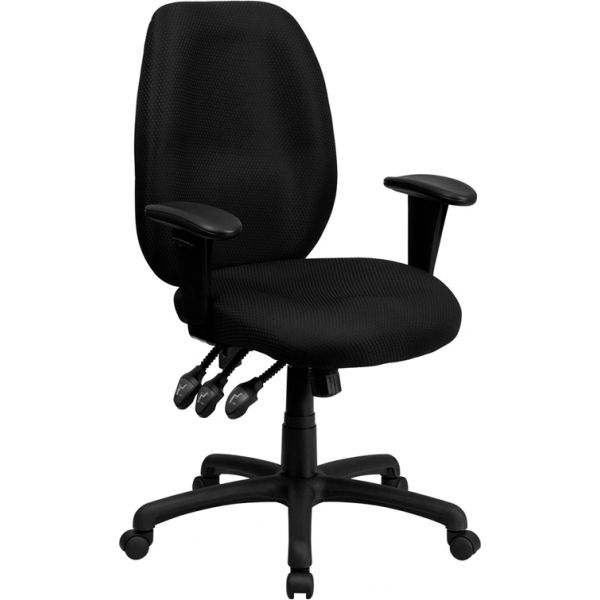FHFBT6191HBKGG Flash Furniture High Back Ergonomic Executive Swivel Office Chair