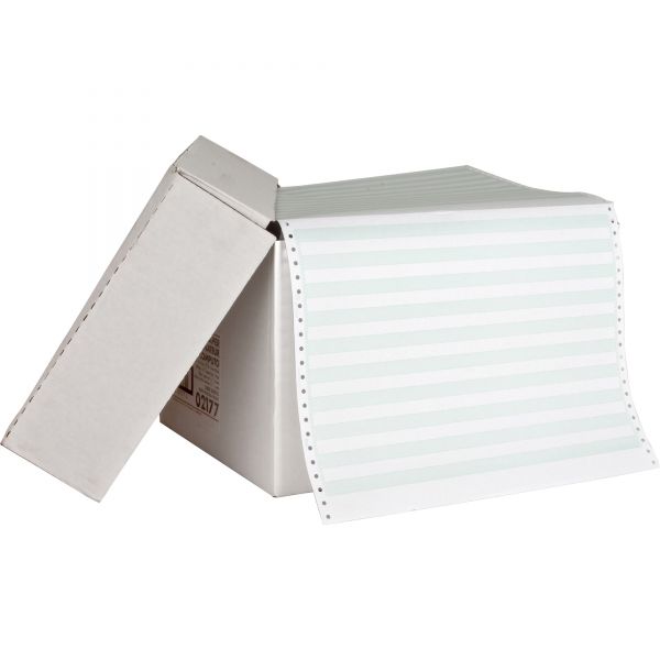 SPR02177 Sparco Continuous Green Bar Computer Paper