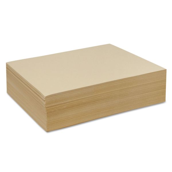 PAC4209 Pacon Cream Manila Drawing Paper, 60 lbs., 9 x 12, 500 Sheets/Pack