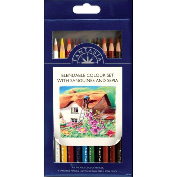 NOTM456052 Pro Art Fantasia Blendable Colored Pencil Set