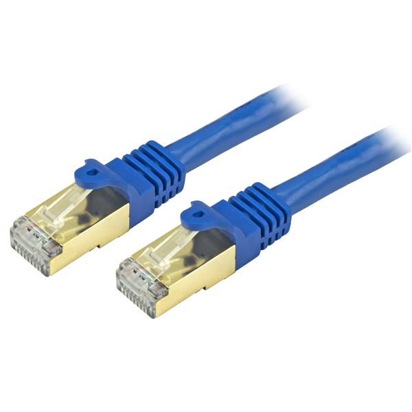 SYNX2515886 StarTech.com 14 ft Cat6a Patch Cable - Shielded (STP) - Blue - 10Gb Snagless Cat 6a Ethernet Patch Cable