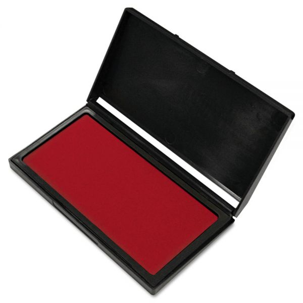 COS030257 COSCO Microgel Stamp Pad for 2000 PLUS, 3 1/8 x 6 1/6, Red