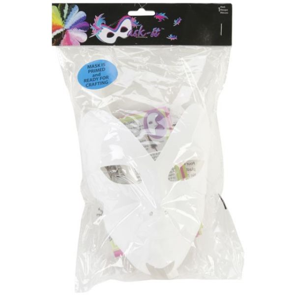 NOTM037182 Designer Mask-It Face Form On Plastic Dowel 8"