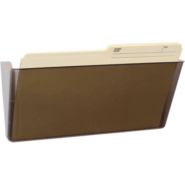STX70219B04C Storex Storex Wall Files, 6-Pack, Legal, Smoke (Case of 4)