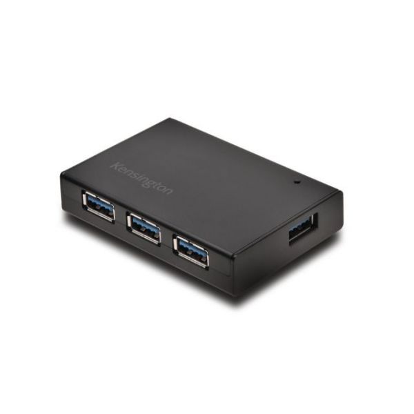 SYNX4071758 Kensington UH4000C USB 3.0 4-Port Hub & Charger - Black