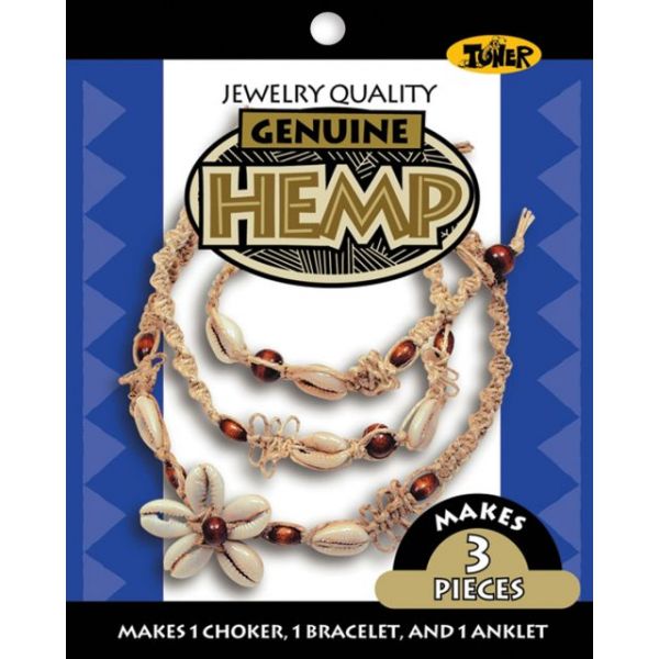 NOTM344714 Hemp Small Shell Cowrie Jewelry Kits