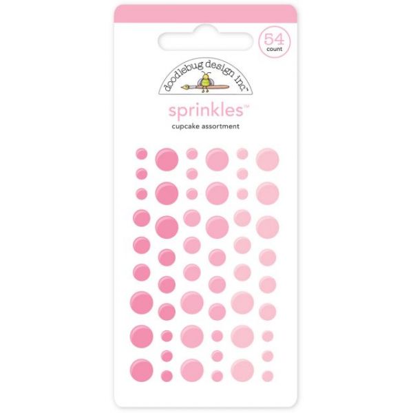 NOTM088809 Sprinkles Self-Adhesive Glossy Enamel Embellishments