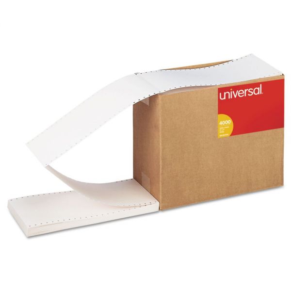 UNV63135 Universal Continuous Unruled Index Cards, 3 x 5, White, 4,000/Carton