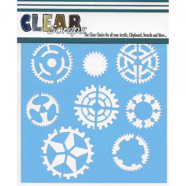 NOTM370569 Clear Scraps Stencils 12"X12"