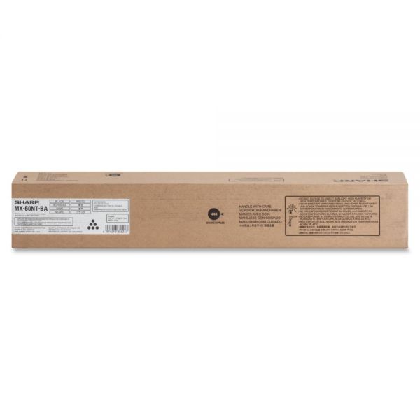 SHRMX60NTBA Sharp MX-60NT Black Toner Cartridge