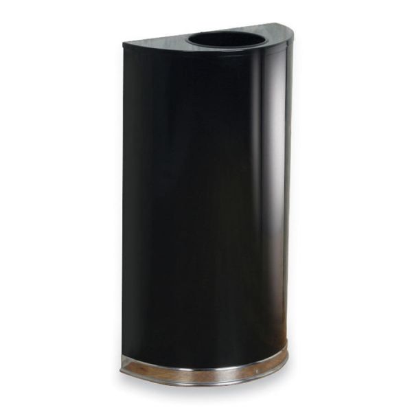 RCPSO1220PLBK United Open Top Indoor 12 Gallon Trash Can