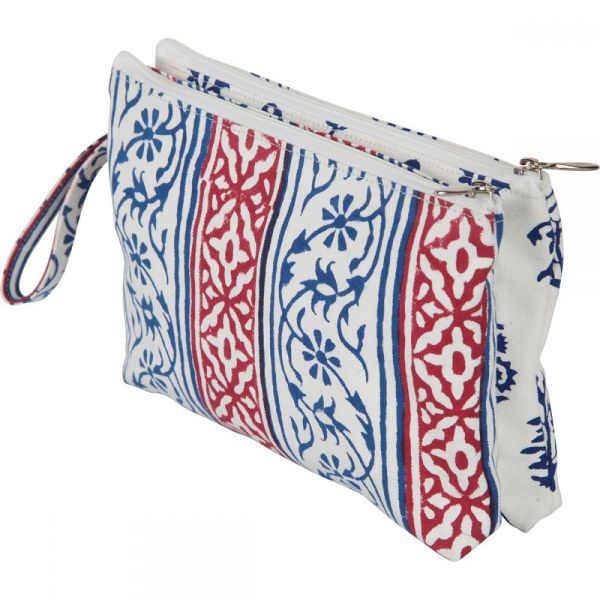 NOTM417451 Radiance Full Fabric Double Zipper Pouch