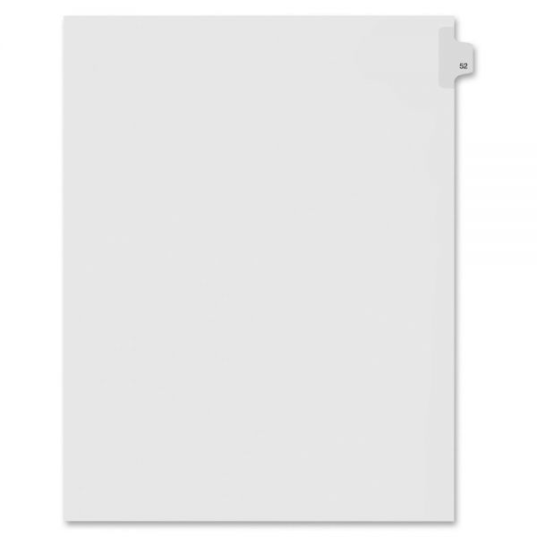 KLF91052 Kleer-Fax 90000 Series Side-Tab Legal Index Dividers