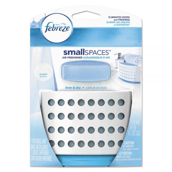 PGC90189EA Febreze smallSPACES, Linen & Sky, 5.5 ml Cartridge