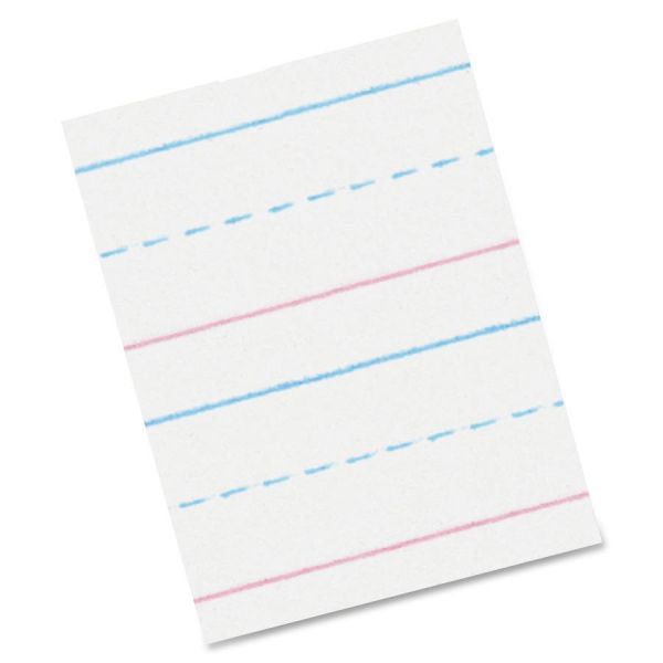 PACZP2411 Zaner-Bloser Pacon Broken Midline Sulphite Paper